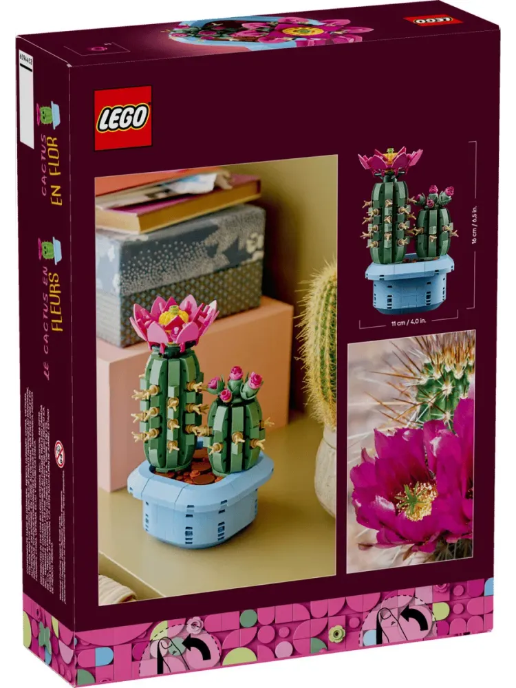 Конструктор Botanical Collection 11509 Цветущий Кактус