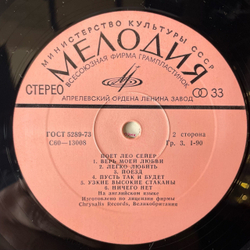 Винтажная виниловая пластинка LP Leo Sayer, Поет Лео Сейер (СССР 1980) Hold On To My Love