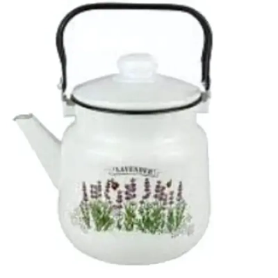 Чайник эмалированный 3,5л «Лаванда» 01-2713/4