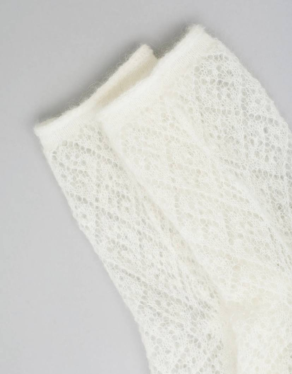 Носки женские ажурные Н234-02 экрю