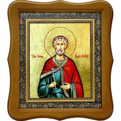 Андрей Месукевийский Грузинский мученик. Икона на холсте.