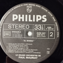 Винтажная виниловая пластинка LP Поль Мориа Le Grand Orchestre De Paul Mauriat El Bimbo (France 1975) Dalila