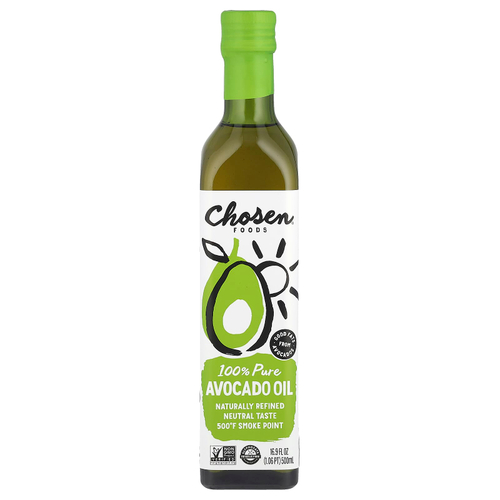 Chosen Foods, 100% чистое масло авокадо, 500 мл (16,9 жидк. унц.)