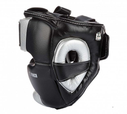 Шлем боксерский Clinch Punch 2.0 Full Face черно-серебристый C148