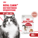 Royal Canin Instinctive Инстинктив Корм влажный для взрослых кошек в возрасте от 1 года до 7 лет соус 85г