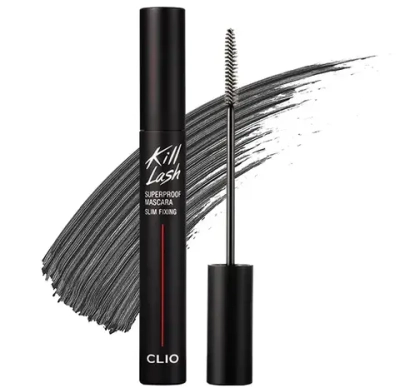 CLIO KILL LASH SUPERPROOF MASCARA 000 SLIM FIXING - Объемная и подкручивающая тушь для ресниц