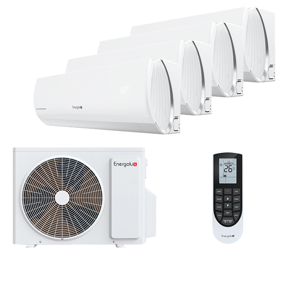 Мультисплит система на 4 комнаты Energolux SAS07M3-GI x 4 / SAM27M3-GI/4
