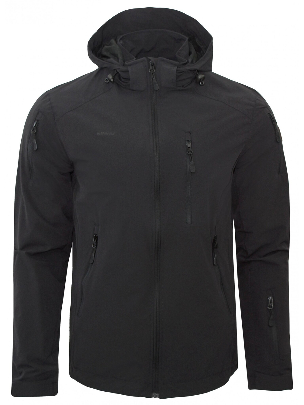 Куртка софт шелл Черная Shark laight