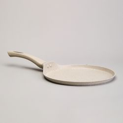 СКОВОРОДА БЛИННАЯ AGNESS С АНТИПРИГАРНЫМ ПОКРЫТИЕМ "LATTE", 24Х2СМ, ИНДУКЦИОННОЕ ДНО