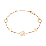 Браслет из красного золота