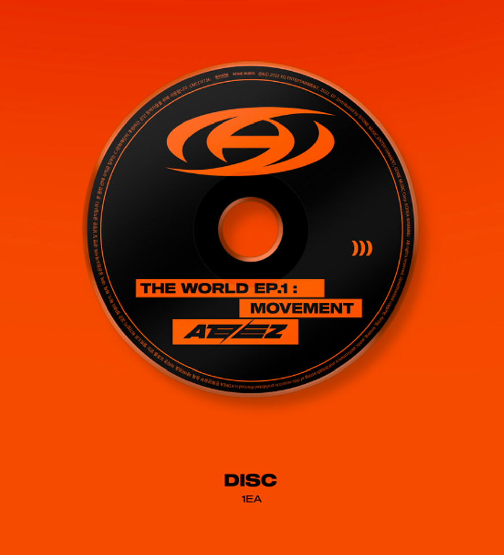 Альбом ATEEZ - THE WORLD EP.1 : MOVEMENT (Digipack)