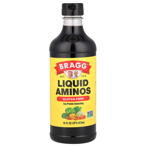 Bragg, Liquid Aminos, соевый протеин, 473 мл (16 жидк. унц.)