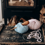 Деревянный крючок для вязания из древесины вишни 7 мм. Вязальный крючок. K153