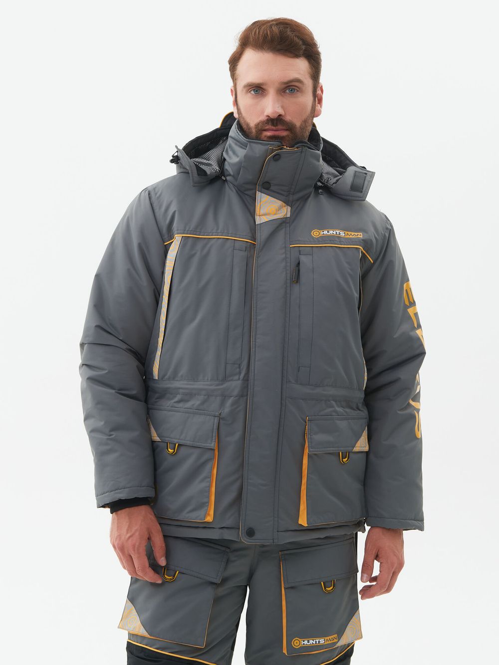 Костюм зимний Elbrus ткань Hit Membrane цвет Серый/Банан