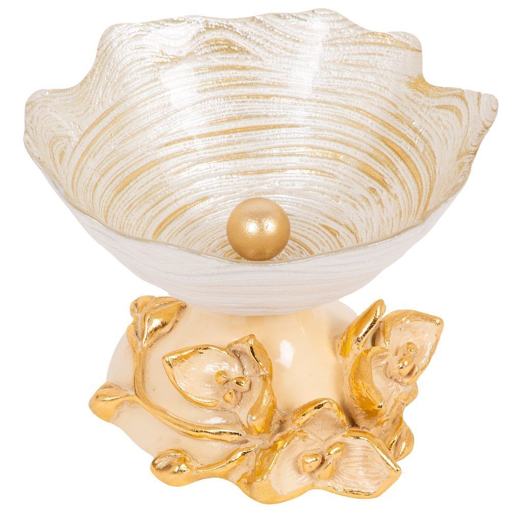 Фруктовница-конфетница Орхидея Лайм Айвори