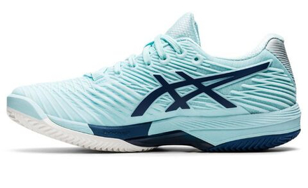 Женские Кроссовки теннисные Asics Solution Speed FF 2 Clay - clear blue/light indigo