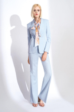 3708 Брюки женские (голубой)