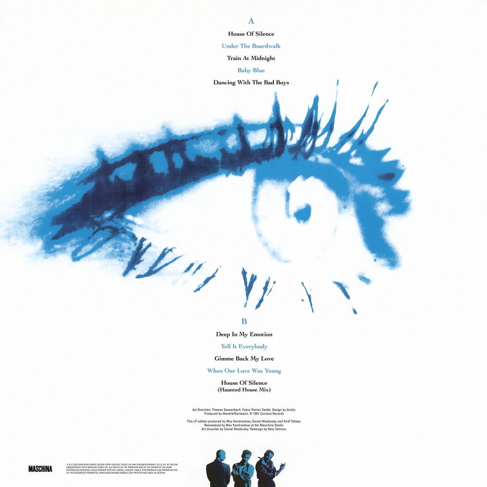 LP: Bad Boys Blue – «House Of Silence» (1991/2024) Blue Vinyl