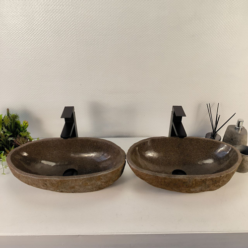 Раковина из речного камня ПАРА! RS-65543 51*28*15 0865