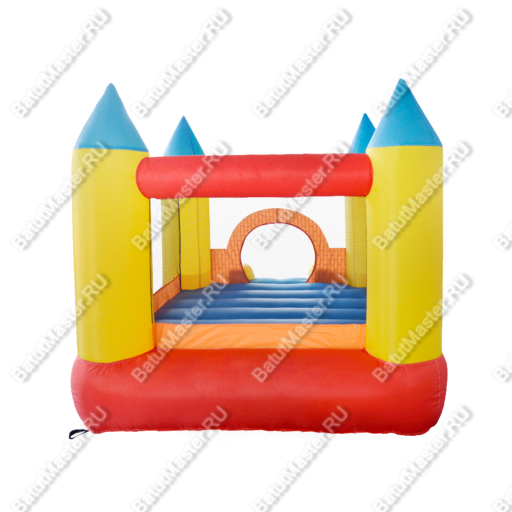 Батут для дачи "Красочный замок" 2,8*2,1*1,85 м