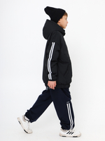 Куртка с лампасом, черная