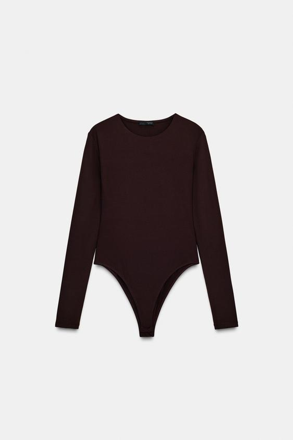 БОДИ С ДЛИННЫМИ РУКАВАМИ ИЗ ПОЛИАМИДА - ZARA