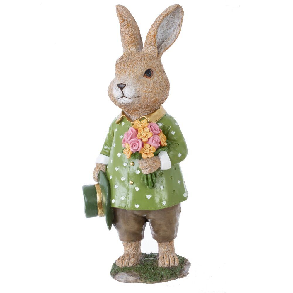 GAEM Фигурка декоративная "Заяц", L11 W10 H25,5 см