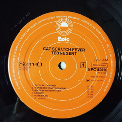 Винтажная виниловая пластинка LP Ted Nugent Cat Scratch Fever (Holland 1977)