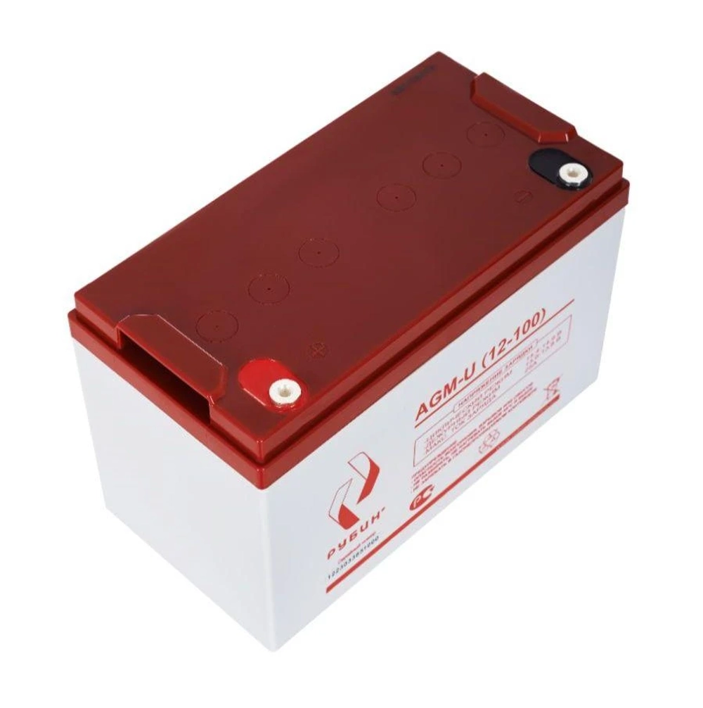 Аккумуляторная батарея Рубин 12V 100Ah AGM