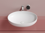 Умывальник чаша накладная овальная (цвет Белый Матовый) Element 502x363x145мм