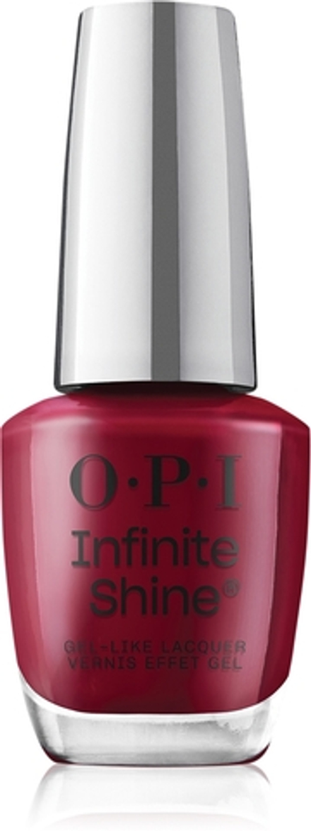 OPI Infinite Shine Silk - Лак для ногтей с гелевым эффектом Malaga Wine, 15 ml