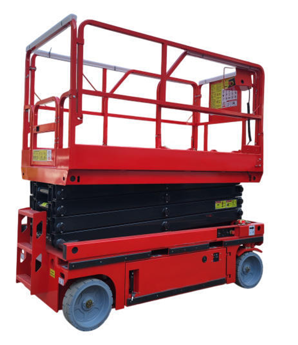 Подъемник ножничный самоходный 320 кг 10/12 м TOR AMSL1012 DC аккумуляторный