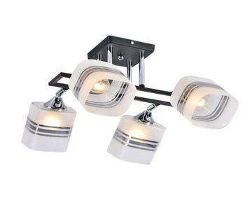 7757S/4 CR+BK (4) Люстра (RL)