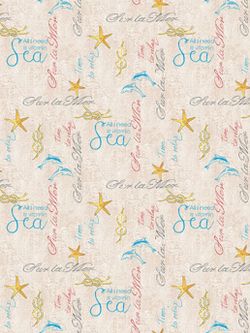 Наволочка комплект 2шт Сказка "Дельфины" 50х70 см, перкаль