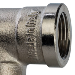 Угольник ВР никелированный         3/8"