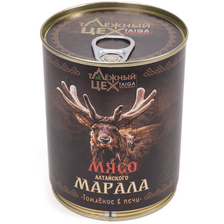 Мясо Алтайского Марала томленое в печи  338г
