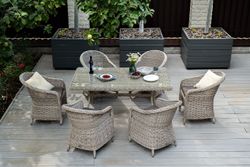 "Эспрессо" обеденная группа плетеная, цвет бежевый