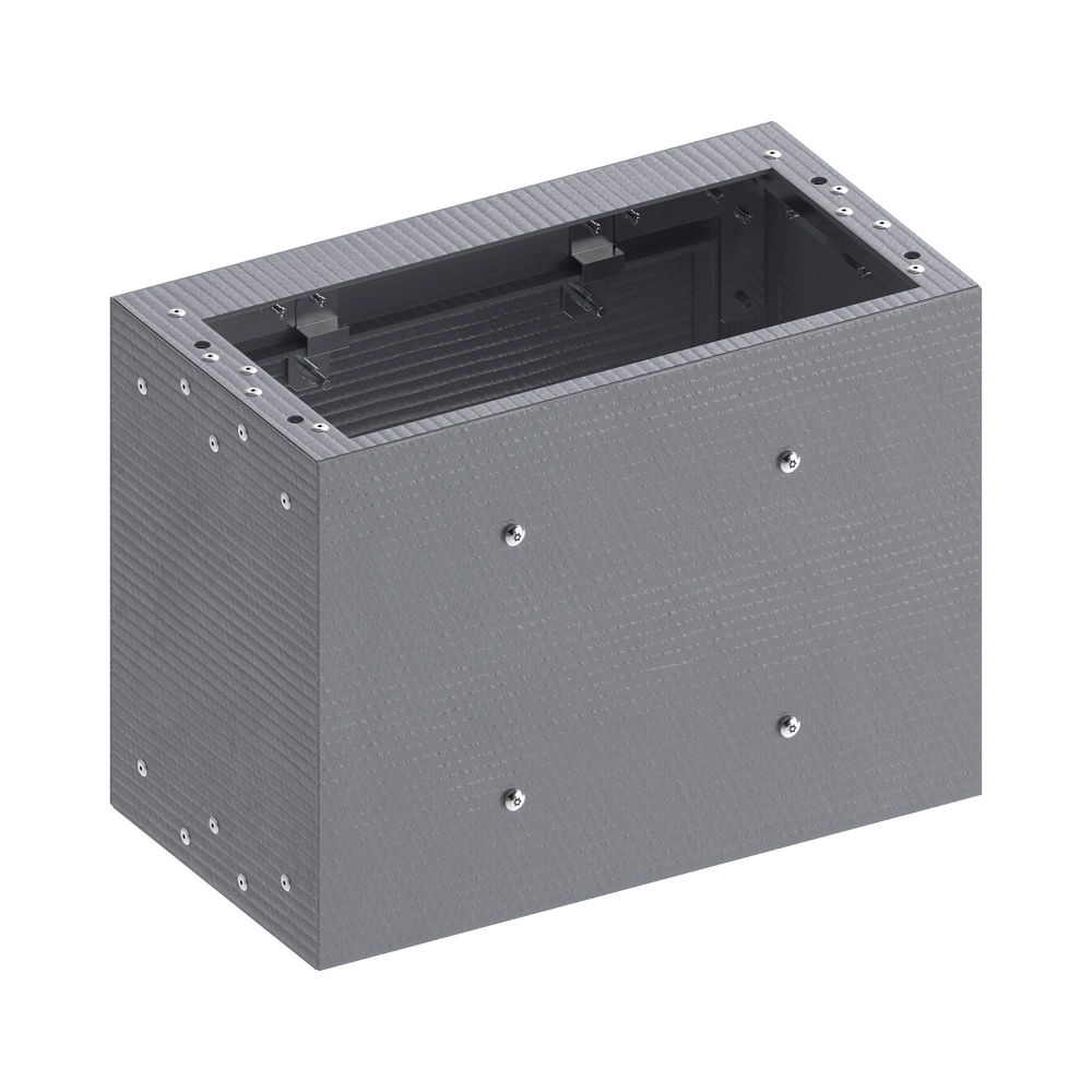 Цоколь стеклопластиковый наземный В=300 мм для навесных корпусов ШxГ 400x200 мм