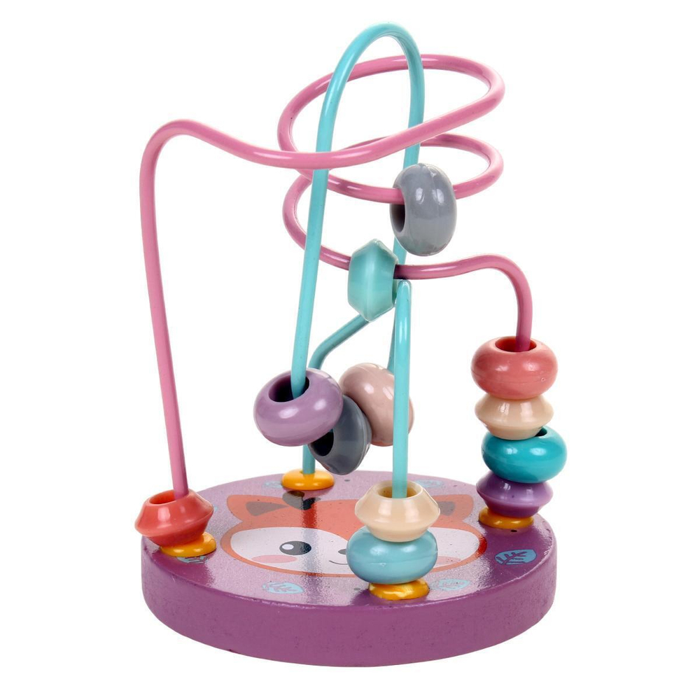 Развивающая игрушка деревянная Лабиринт маленький, коробка C-41748