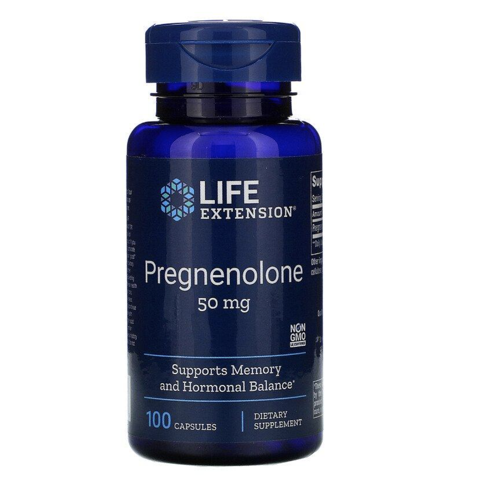 Life Extension - Pregnenolone 50 mg 100 capsules