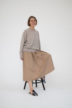 Джемпер Л.Т., 100% шерсть ягнёнка, цвет натуральный.