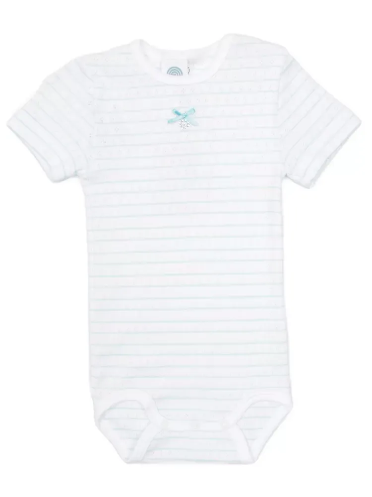 Нарядный боди Sanetta на кнопках