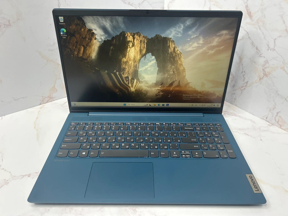 Ноутбук Lenovo IdeaPad 5 15ARE05 (81YQ0018RK) 15.6"/AMD Ryzen 5 4500U/RAM 8GB/SSD 256GB/Radeon RX Vega 6/1920*1080/IPS/DOS/Подсветка кл-ры: LED/Синий. Состояние: B1