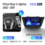 Teyes CC2 Plus 9" для Toyota Prius V Alpha 2012-2017