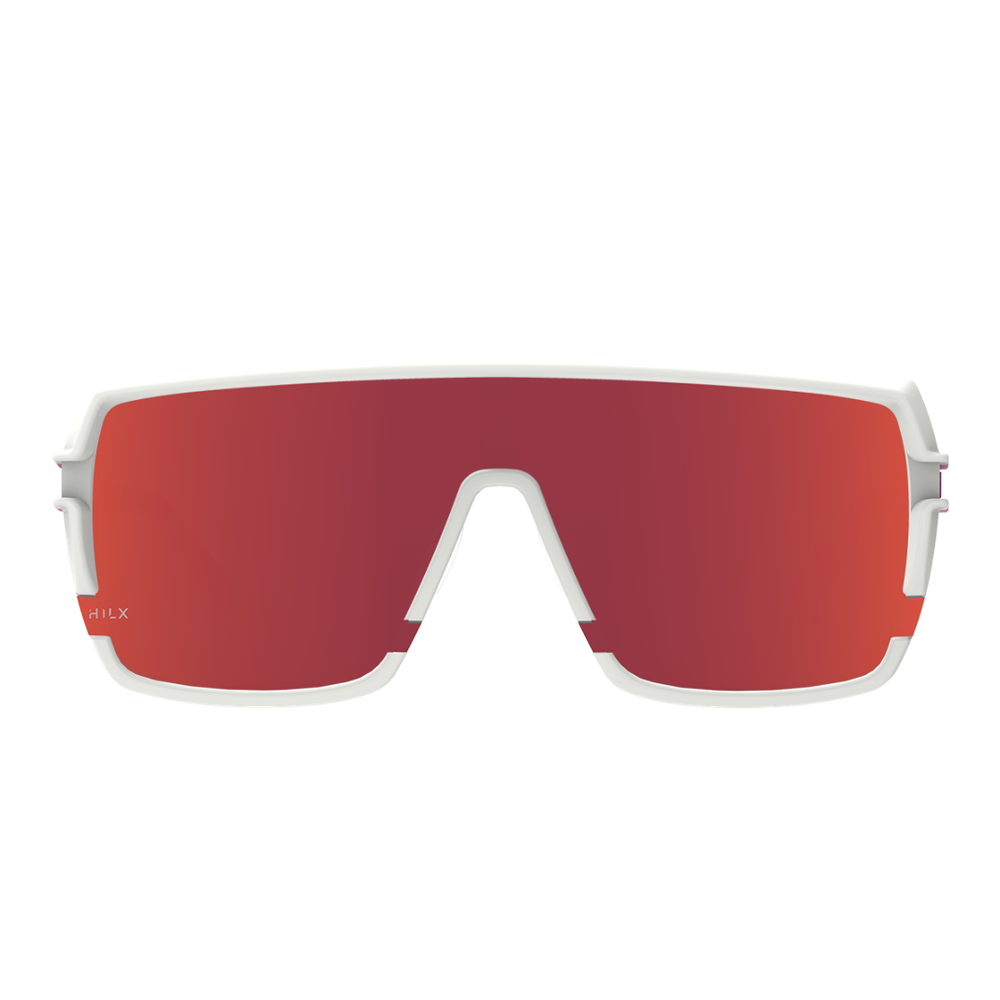 Спортивные очки HILX Youngblood Matt White / Red Lens
