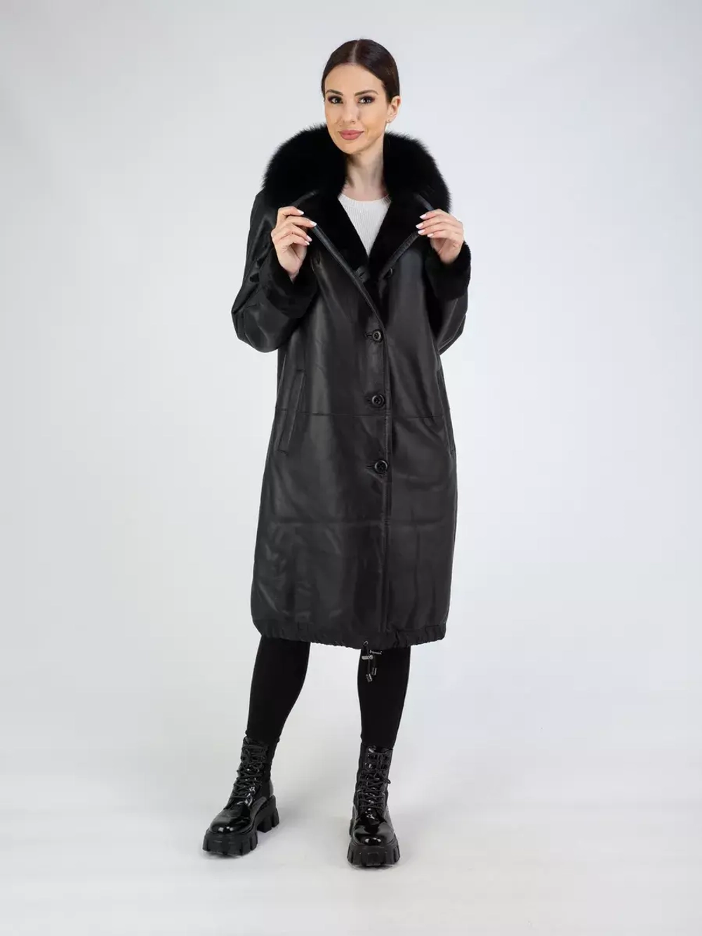 Дубленка зимняя натуральная Турция