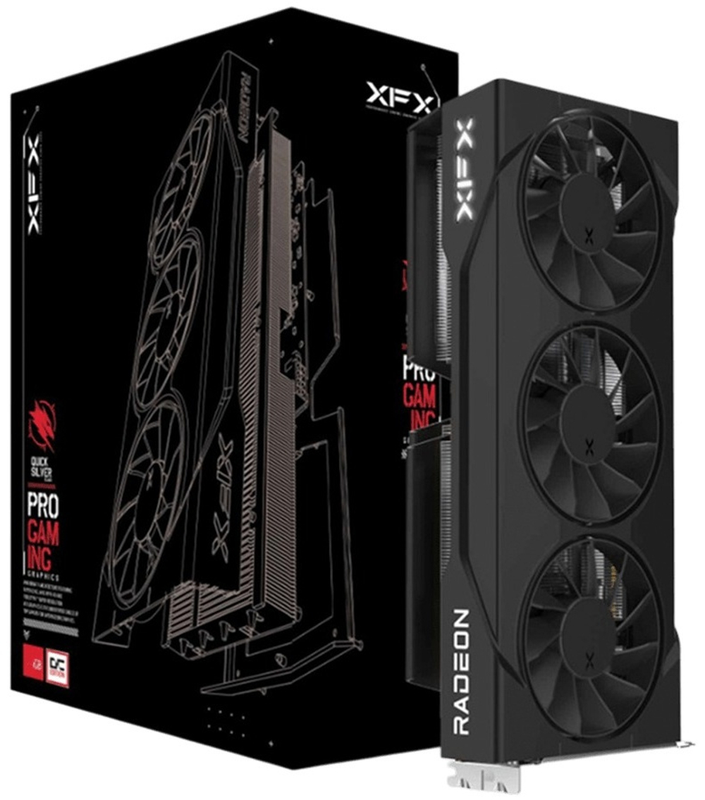 Видеокарта XFX SWIFT AMD RX 9060 XT OC Triple Fan 16GB, RX-96TS316B7 16 Гб
