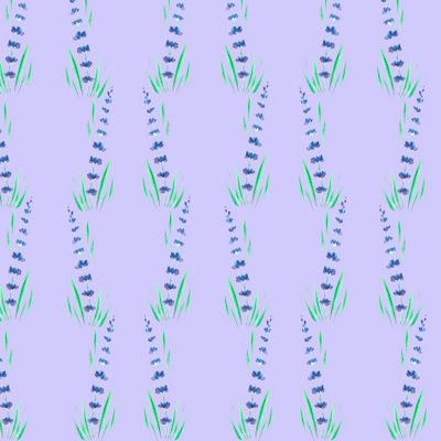 Лаванда на голубом