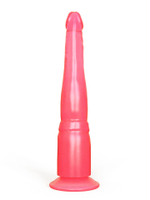 Фаллообразный плаг на присоске - 18,5 см. (Цвет: розовый)