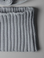 Шапка с завязками и снуд детская, осень